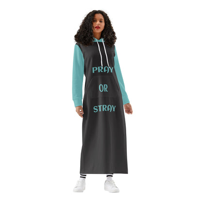 Womens Long Length Hoodie Dress POS