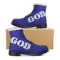 Womens Faux Fur Leather Boots GOD