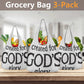 3 Pack of Grocery Bags