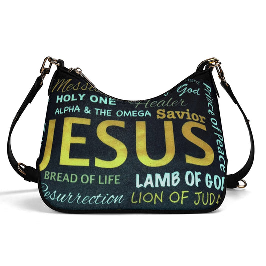 Lady PU Cross-body Bag With Chain Decoration