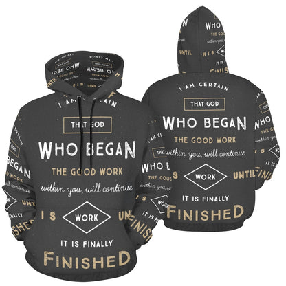 Men's Christian Apparel Hoodie| It's Finished