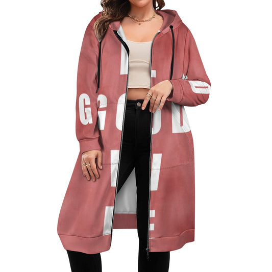 Women's long Hoodie LG