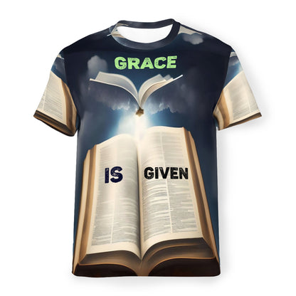 CHRISTIAN Unisex O-Neck EU Size T-Shirt | Cotton GRACE/PRAISE