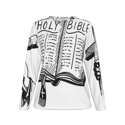 Christian Women's Oversized T-shirt | Cotton Holy Bible