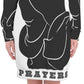 CHRISTIAN Women's Long Pullover Hoodie|PRAY Cotton