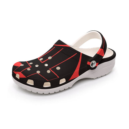 RED AND BLACK CROSS Men's Classic Clogs