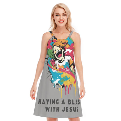 CHRISTIAN Women's O-neck Cami Dress | BLAST W/JESUS