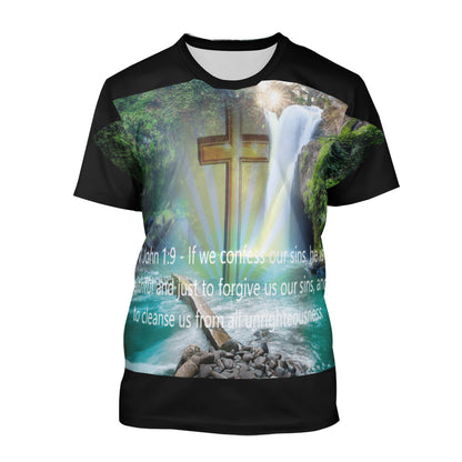Women's Short-Sleeved Christian T-Shirt｜1 John