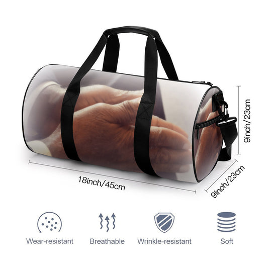 Round Sports Bag｜Hands of Prayer