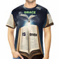 CHRISTIAN Unisex O-Neck EU Size T-Shirt | Cotton GRACE/PRAISE
